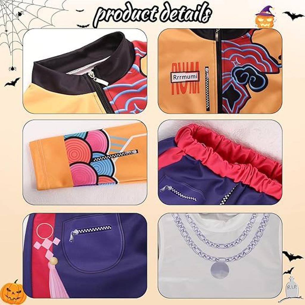 Kids Girls Casual Cute Cartoon Print Vest Long Sleeves Coat Dance Cosplay Wear