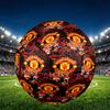 Manchester United F.C Print Size 5 Soccer Ball, PU Wear Resistant Football for Match Training and Daily Practice, Birthday Gift for Soccer Fans