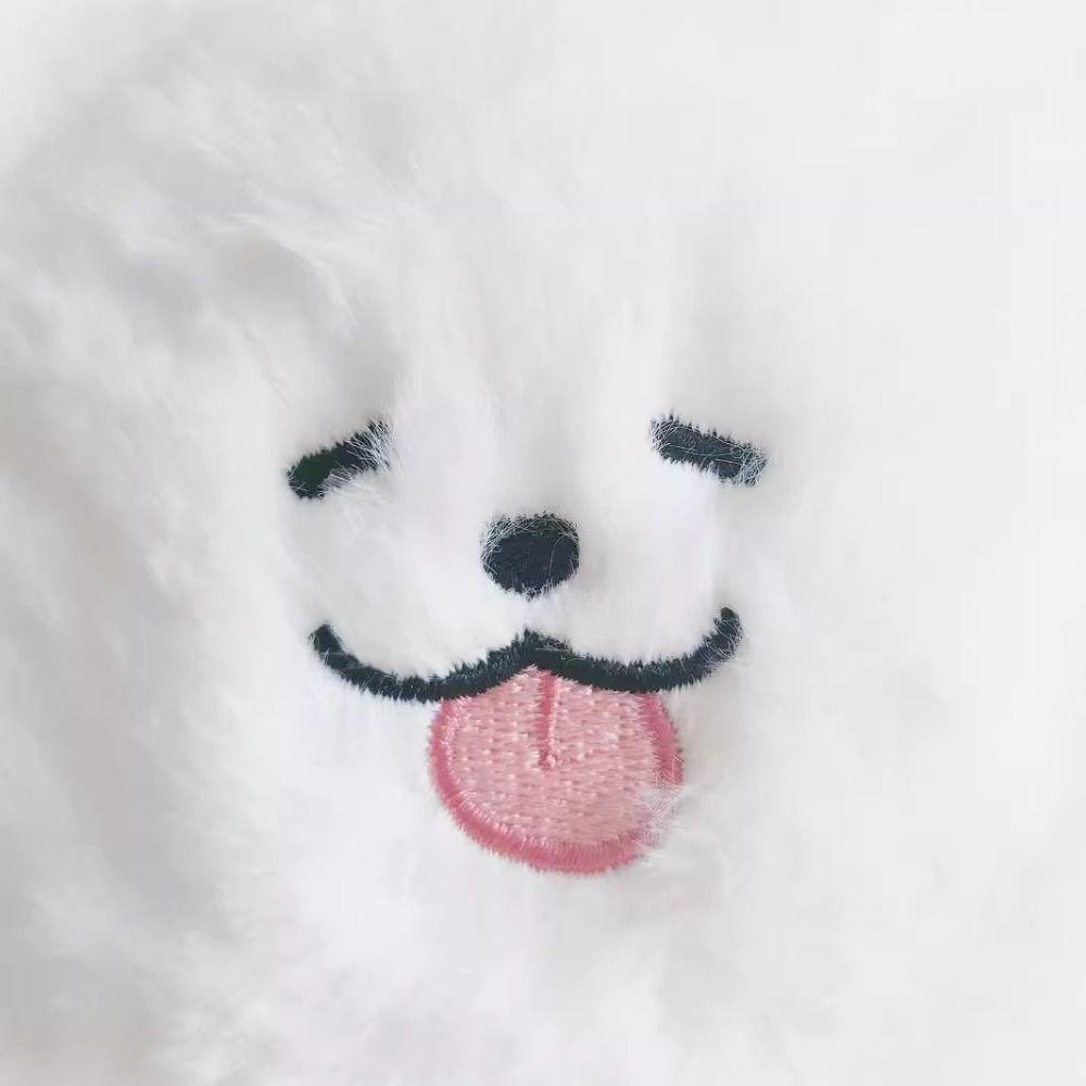 Cute Puppy Stuffed Dog Keychain Stuffed Animal Dog Plush Toy  Car Key Accessories