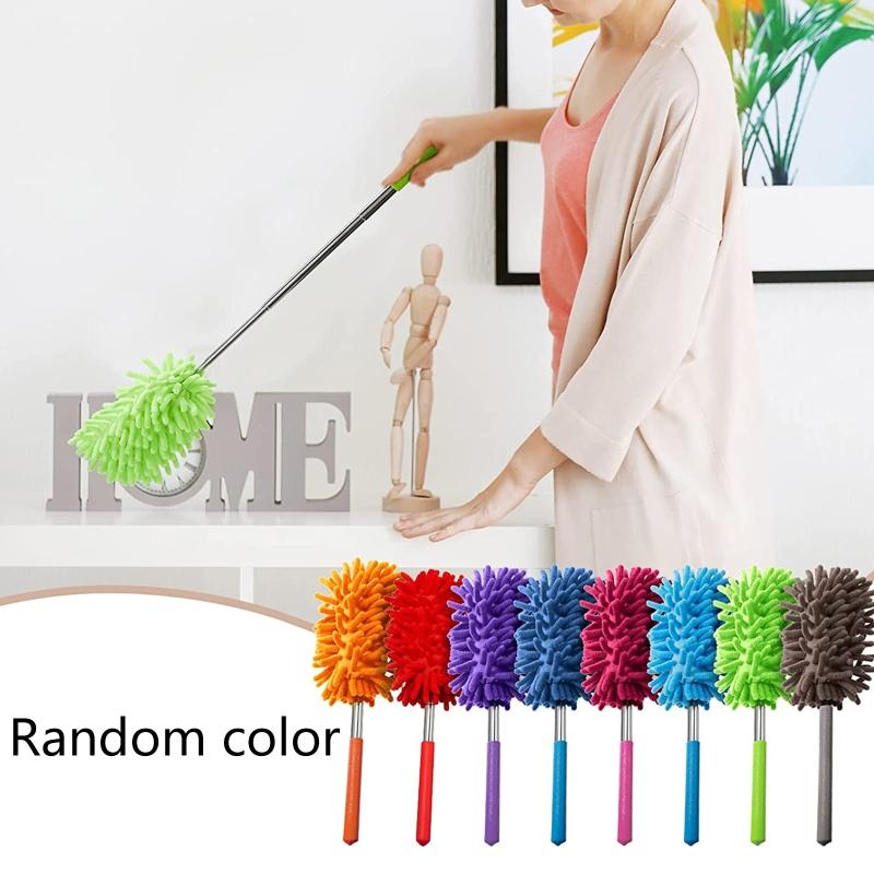 Telescopic Extendable Magic Microfibre Cleaning Feather Duster Extending Brush