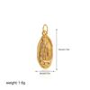 Exquisite Waterproof Moon Star Sun Evil Eyes Pendant for Women Charms Gold Color DIY Accessories Stainless Steel Jewelry