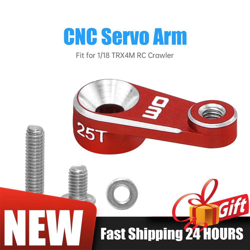 2-20PCS 25T Servo Horn Accessory: Aluminum Servo Arms for 1/18 TRX4M RC Crawler Upgrade Part for Remote Control Crawler Vehicle
