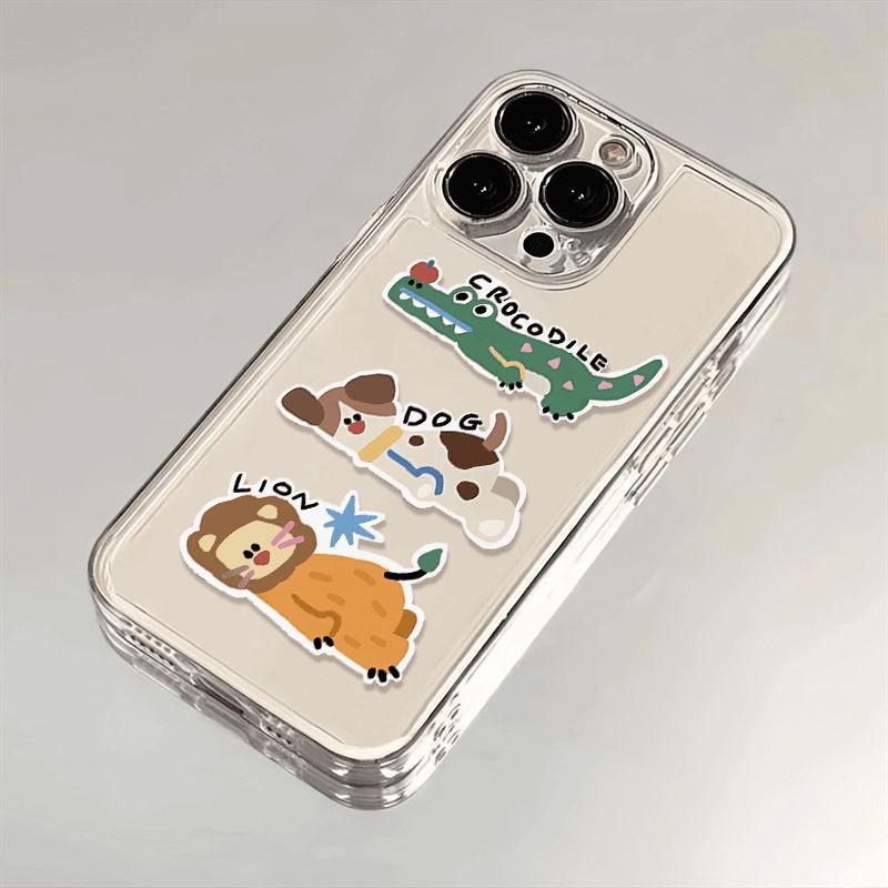 

Причудливый прозрачный чехол для телефона с животными для Apple 17-13 Pro Max Apple 13 Pro