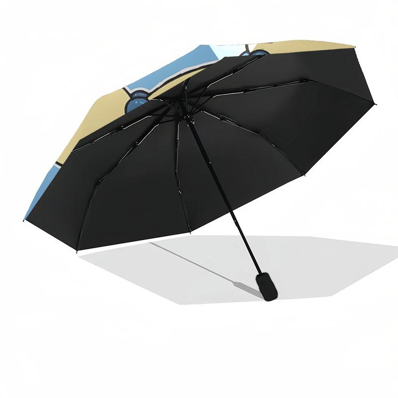 Bubblegum, Powerpuff Girls- Automatic Opening and Closing, 8-rib Structure Portable Umbrella, Suitable for Men and Women in All Seasons - Pe