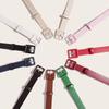 New Women's Simple and All-match Skirt Imitation Leather PU Clothing Belt Pin Clothing Clothing Square Clothing Belt