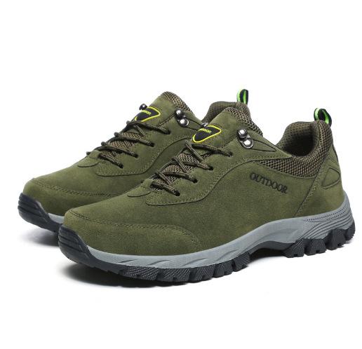 Store størrelser 39-48 49 50 klassiske HERRE semsket skinn utendørs sport fottursko myke komfortable trekking jakt taktiske sneakers