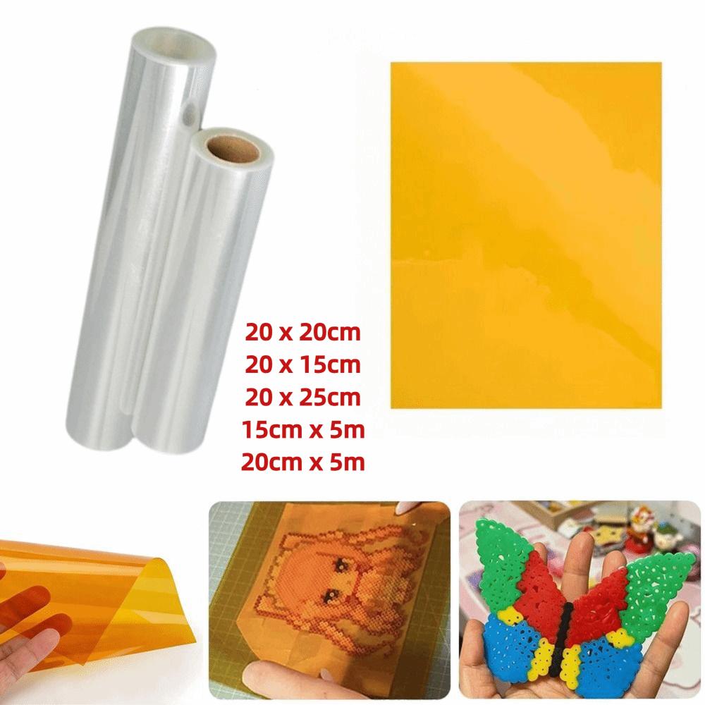 1/10Pcs Handmade Hama Beads Ironing Paper Reusable Heat Resistant Fuse Bead Film Toy Accessories Iron-On Mat Heat Press Pad