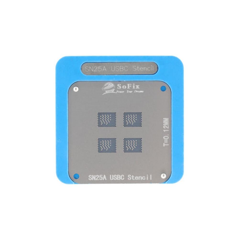 Sofix Upgrade M4 M2 Pro CPU Reballing Jig with Stencil BGA Reballing Kit Logic Board BGA reballing Magnetic Stencil for Macbook