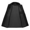 Mid-length Woolen Spring and Autumn Plus Size Men's Plus Casual Double-sided Woolen Suit Jacket Windbreaker