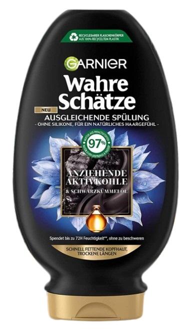 Après-shampoing au charbon Garnier, 200 ml