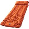 Portable Foot-Pump Inflatable Camping Mattress - Outdoor Tent Sleeping Pad