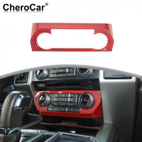 Zierabdeckung für das Klimaregler-Bedienfeld der inneren Mittelkonsole für Ford F150 15-