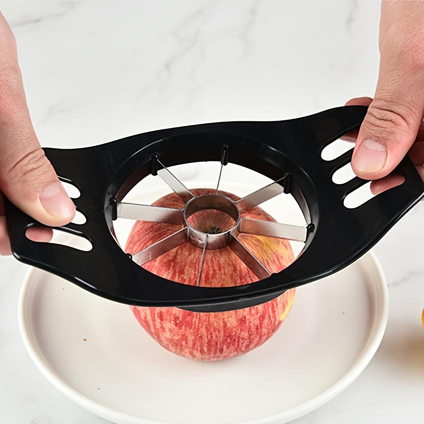 Stainless Steel Apple Slicer and Corer - Durable, Manual Fruit Cutter with Uniform Blades, Ergonomic Handle, Kitchen Gadget for Perfectly Sliced Apple