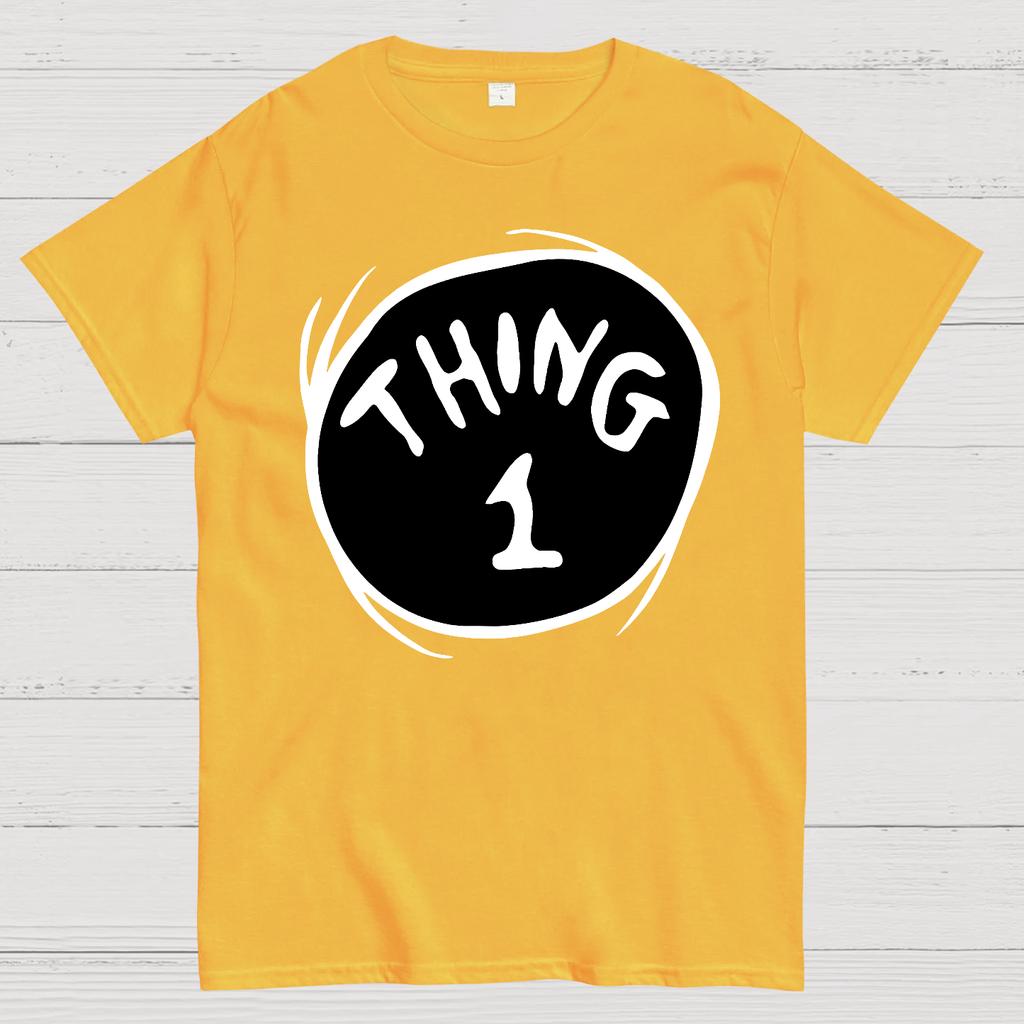 Ding 1 Aufdruck Baumwolle Sommer Lässig Kühl Locker T-Shirt