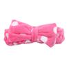 Fashion Girls Bowknot Hair Band Bath Face Headband Makeup Shower Elastic Band