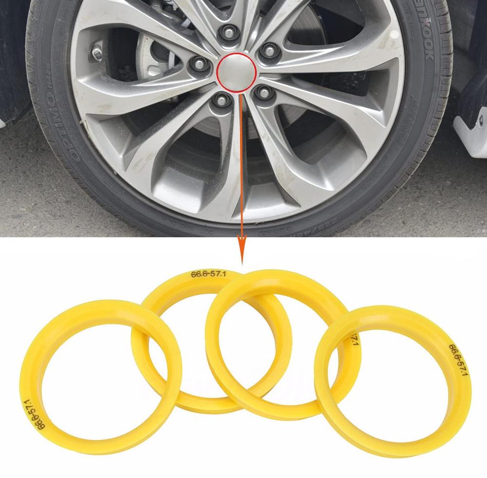 4Pcs/Set Car Accessories Plastic Wheel Hub Centric Ring 73.1 To 67.1 Wheel Hub Ring OD = 73.1mm ID = 67.1mm Wheel Center Ring