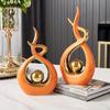 Ceramic Vase Statue Home Decor Modern Art White Pottery Crafts Ornaments Living Room Furniture Home Accessories Decoration Gifts