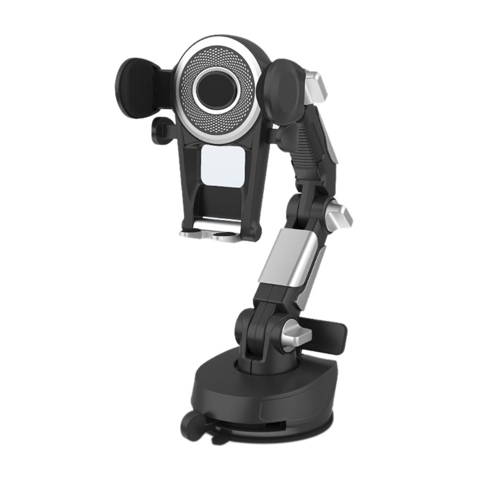 

Универсальный автомобильный держатель для телефона Armor 360° вращающийся кронштейн для крепления мобильного телефона на приборной панели с номерным знаком телефона для iPhone чёрный
