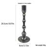 European Retro Wrought Iron Candlestick Home Decoration - Aged Metal Craft Ornament