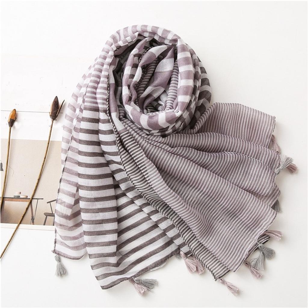 Fashion 180 * 85cm Warm Bandanna Female Style Windproof Beach Towel, New Print Muslim Headscarf, The Four Seasons Tassels Shawls
