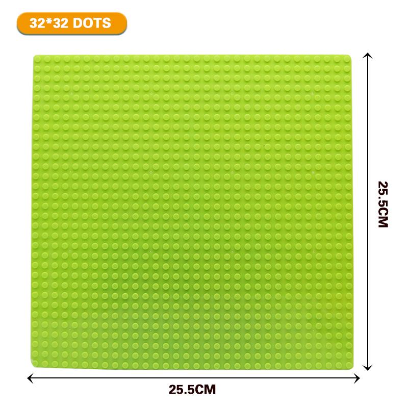 32x32 32x16 Dots Classic Base Plates MOC DIY Plastic Bricks Baseplates City Dimensions Building Blocks Figures Construction Toys