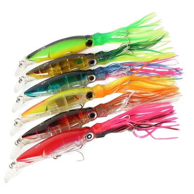 14cm/40g Angeln Locken Simulation Weitwurf Octopus Tintenfisch Bionic Köder Werkzeuge Für Fluss See Strand Boot