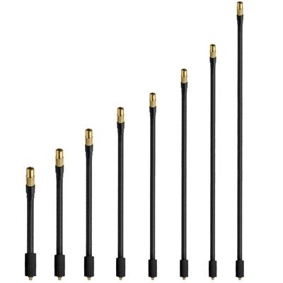 Universele Bandenopblaasslang Mondstuk Adapters voor Auto Vrachtwagen Motorfiets Fietsbanden met 6mm Buitendraad en 0,305inch x 32TPI Specificatie Koper