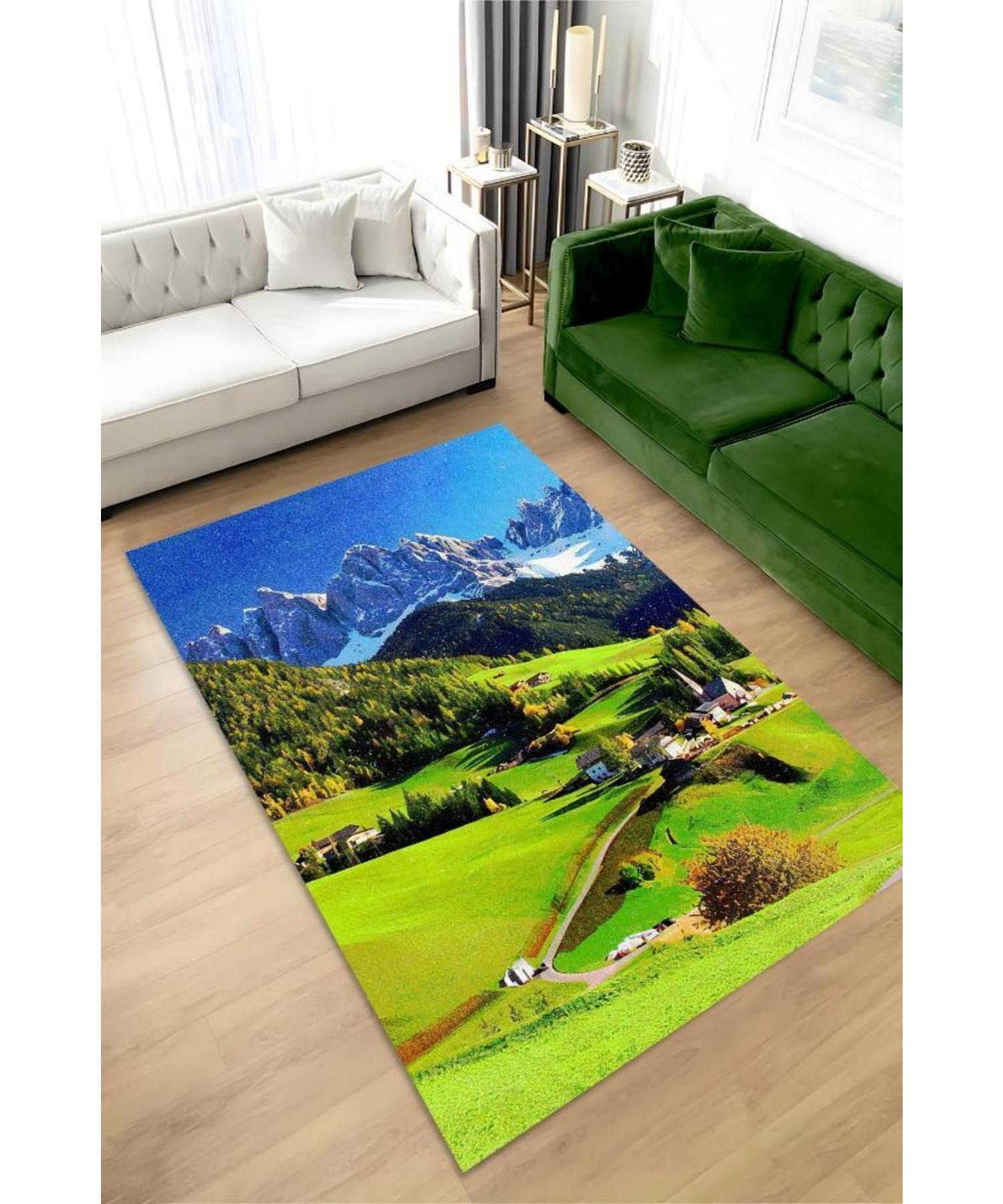 

Моющийся нескользящий тканый ковер Bahar для ландшафтного дизайна