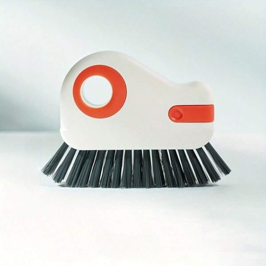 1pc 2 in 1 Window Groove Cleaning Brush Door Groove Cleaning Tool Sliding Door Track Floor Gap Brushes Hand-held Crevice Cleaner