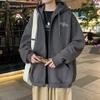 SWAMP AREA Men's Casual Hooded Zip-Up Sweatshirt