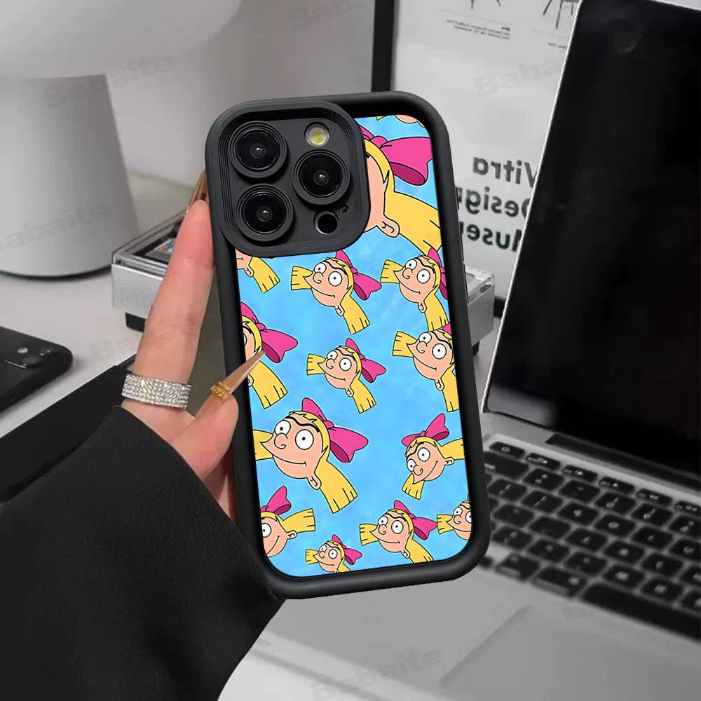 Hey A_Arnolds Cartoon For IPhone 17 15 13 12 11 14 Pro Max X XR XS 16 Plus Shockproof Candy Back Cover