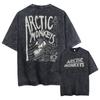 Retro Rock Arctic Monkeys Music Album Grafické tričko Pánské Vintage seprané Tričko nadměrné velikosti s krátkým rukávem Y2k Hip Hop Streetwear