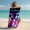 Personalized Customized Proof Beach Towel with Kpop Demon Hunters Pattern - Soft, Absorbent,quick-drying,perfect Swimming,camping&bathing
