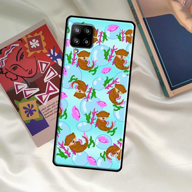 Sea Otter Pattern Case For Samsung Galaxy A33 A13 A36 A56 A23 A52 A32 A12 A54 A34 A14 A16 A26 A53 A15 A35 A55