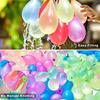 111/333Pcs Rapid Fill Self-Sealing Water Balloons Multicolor Quick Fill Water Ball,Summer Outdoor Water Fight Supplies Gift Toy