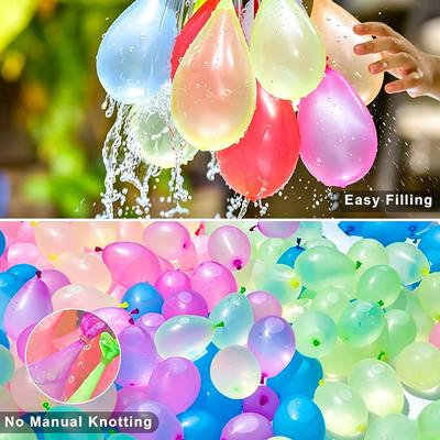 111/333Pcs Rapid Fill Self-Sealing Water Balloons Multicolor Quick Fill Water Ball,Summer Outdoor Water Fight Supplies Gift Toy