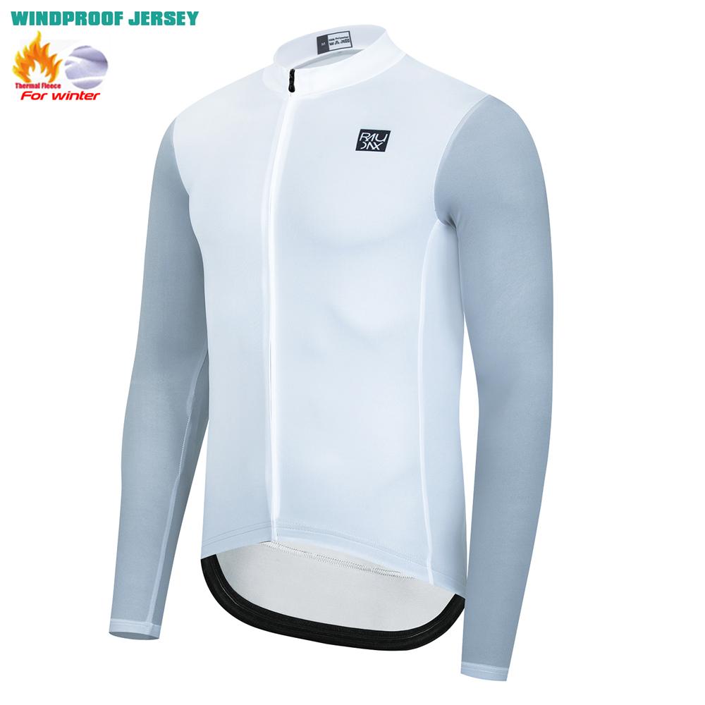 

2026 Winter Warm Cycling Clothing Set Raudax Winter Long Sleeve Thermal Fleece Keep Warm Road Bike Sportswear Mountain Bike Jerseys Ropa De Hombre XS