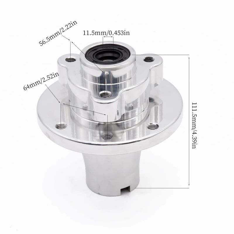 For Honda Z50 Z50J Monkey CNC Motorcycle Front Wheel Disc Brake Hub Core Silver Motorcycle Accessories