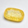 Natural Yellow Sapphire Loose Gemstone 3.30 Ct Cushion Cut September Birthstone for Gem Collections