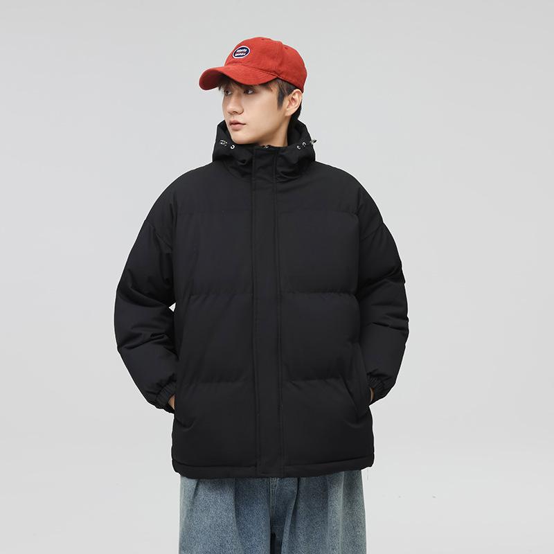 2025 New Autumn and Winter Trend Loose Thickened Men's Cotton-padded Jacket Women's Casual Couple Cotton-padded Clothing 2277