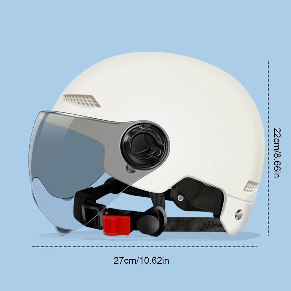 Electric Bike Helmet Lightweight Bicycle Helmet Adjustable Riding Safety Helmet Breathable Cycling Accessories for Summer