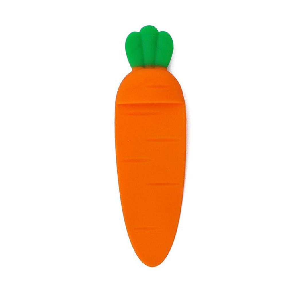 

1 шт. Милая силиконовая закладка-морковка, мультяшная креативная книжная закладка для офиса, школьных принадлежностей, забавные подарки для чтения для студентов и детей Carrot