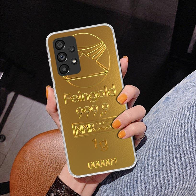 Fine Gold Pattern Printing Phnoe Case for Samsung Galaxy A17 A37 A57 A16 A26 A36 A56 A15 A14 A13 A55 A54 A53 A35 A34 A33 A25 A24