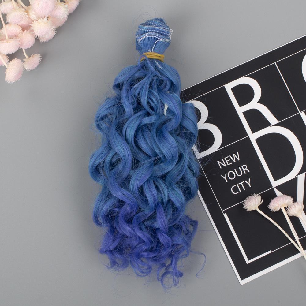 

Hot Sale 1/6 1/4 1/3 Doll Hair Curly Wigs Mini Tresses High-Temperature Screw Periwig Toy Doll Accessory Kids Gifts Other