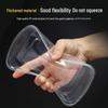 ZISIZ Disposable Rectangular Plastic Lunch Box