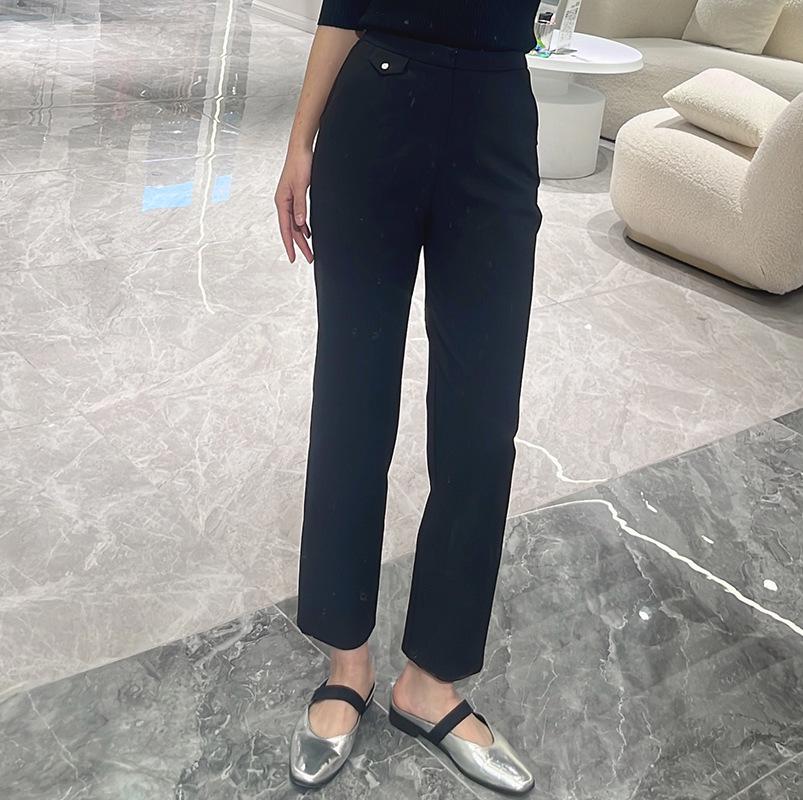 

Women s Black Slim Fit Classic Pencil Pants - Spring 2025 Fashion 28/L чорний