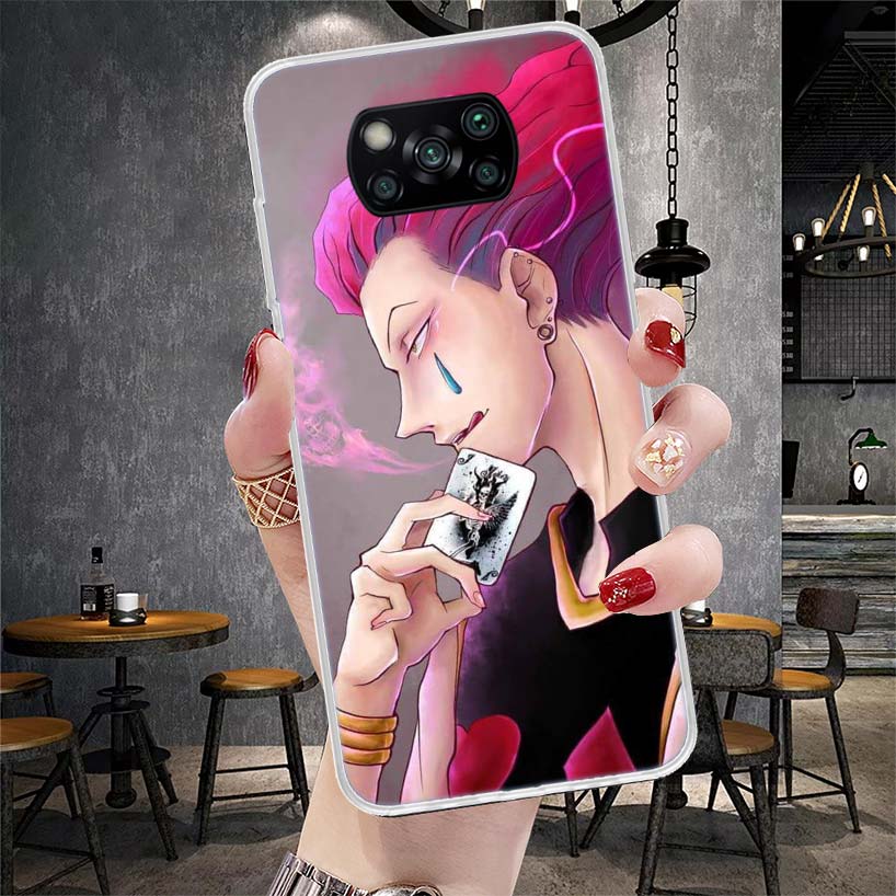 Hunter HXH Hisoka Phone Case For Xiaomi Redmi 15C 15 13C 13 Poco X5 X6 X7 F7 Ultra M7 12C 12 10 10C 9C 9A 9T 9 Fundas Poco X3 X4