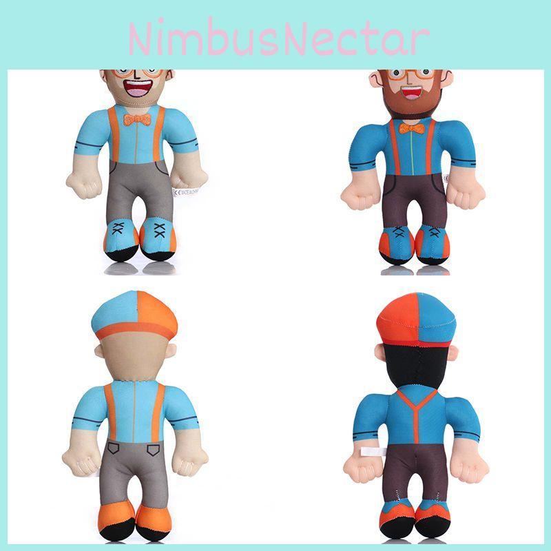 Inch Blippi 11 Plush Toys Cartoon Soft Enlightenment Prop Suffed Doll Gifts Kids