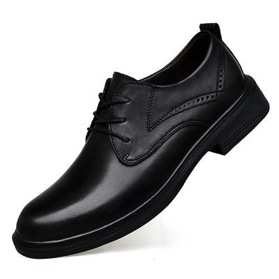 Chaussures en cuir de ville britanniques pour hommes, chaussures pour hommes à semelle compensée pour augmenter la taille, chaussures décontractées à plateforme, mocassins de commerce extérieur, chaussures de costume grande taille