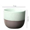 120ML Matte Creative Retro Rough Pottery Teacups Ceramic Coffee Mug Handmade Wine Cups Chinese Kung Fu Tea Cup Home Drinkware